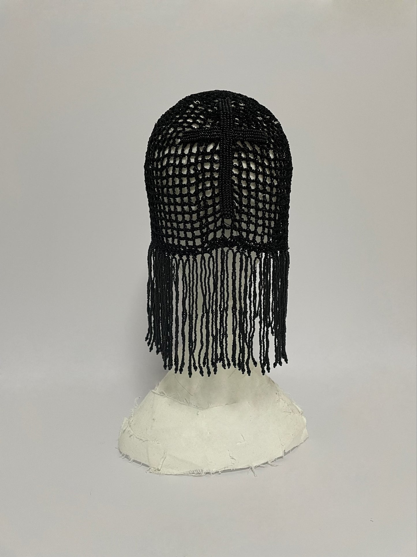 Cross Beads Headwear Black