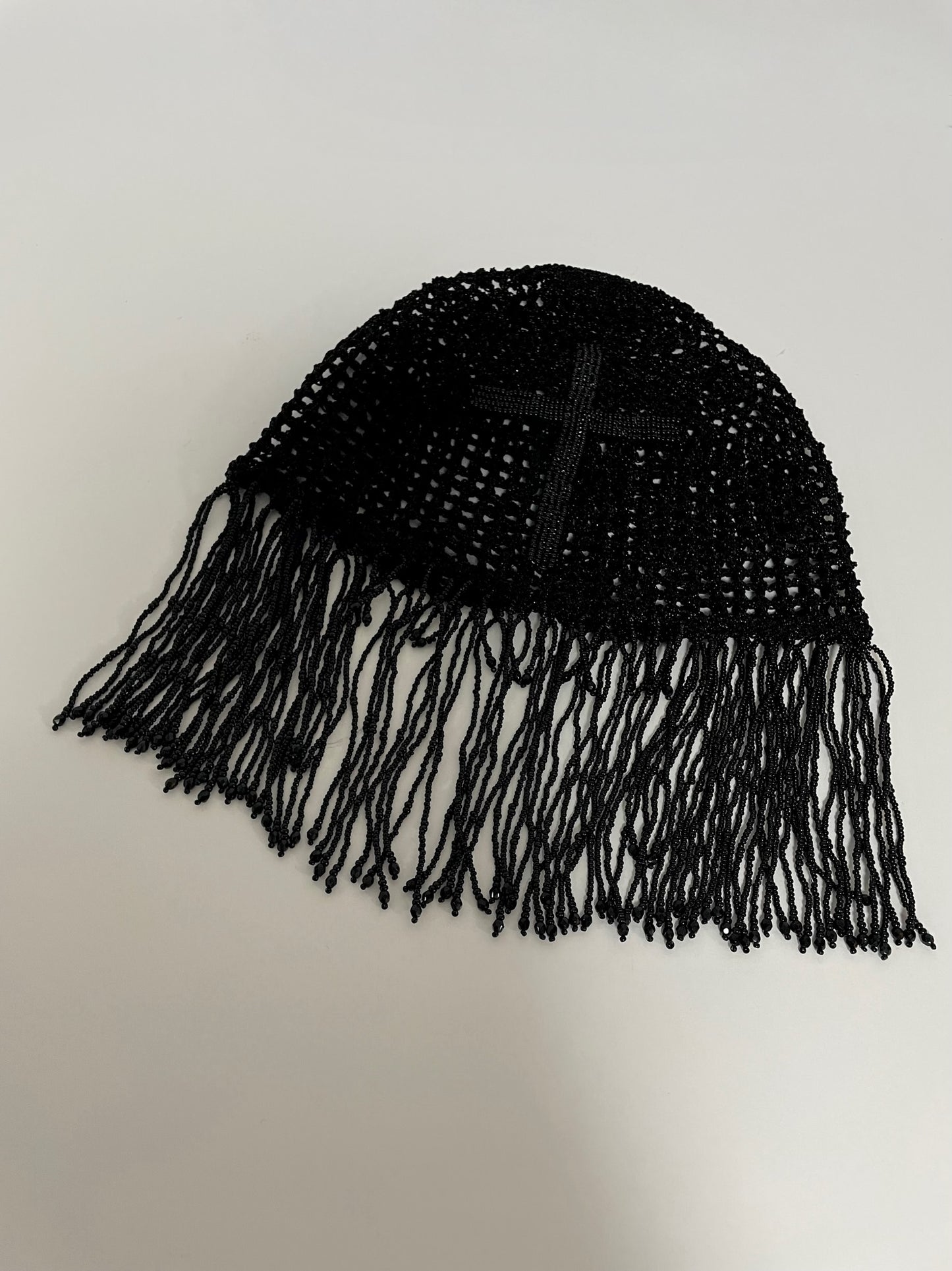 Cross Beads Headwear Black