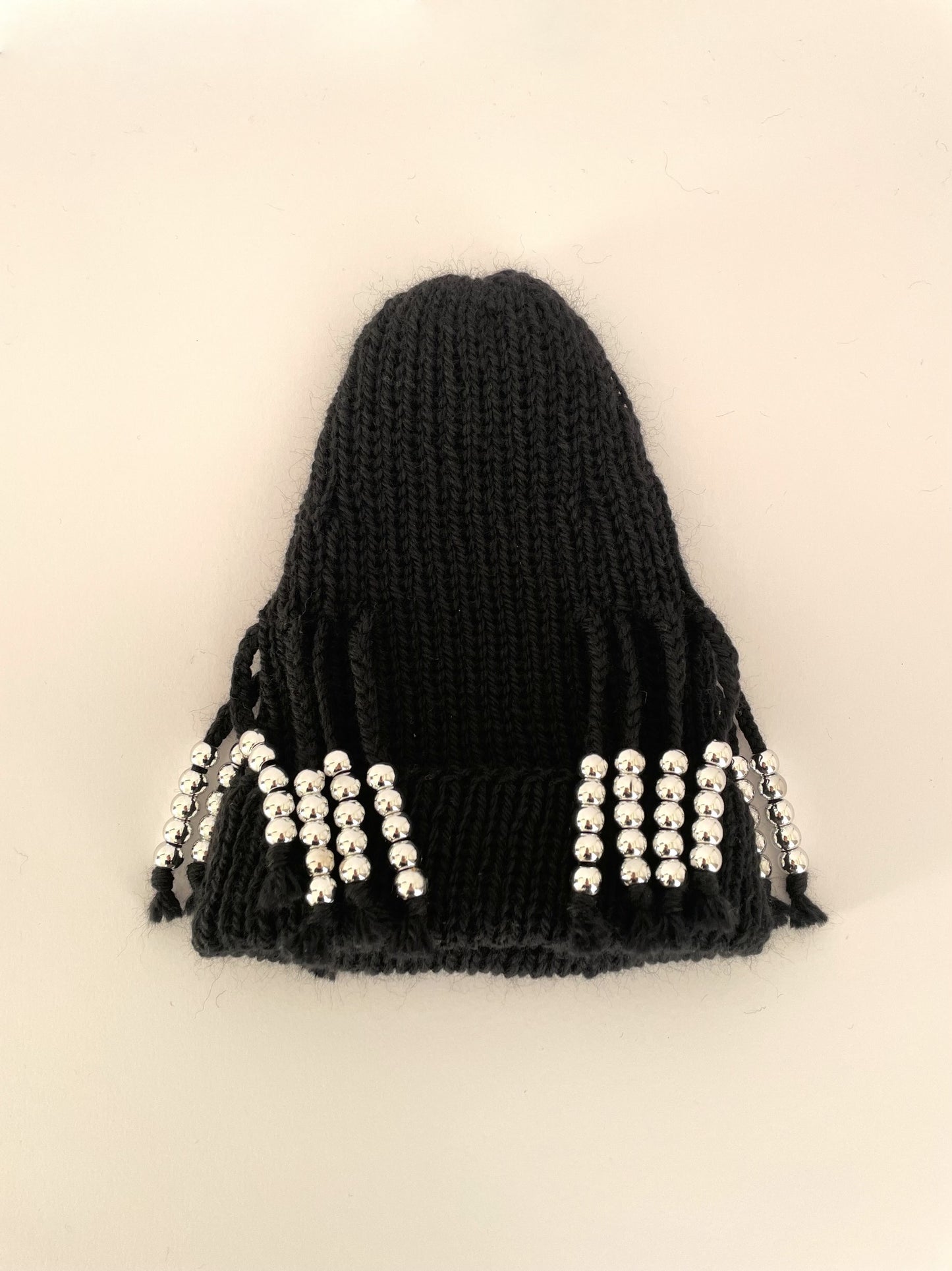 Silver Beads Beanie