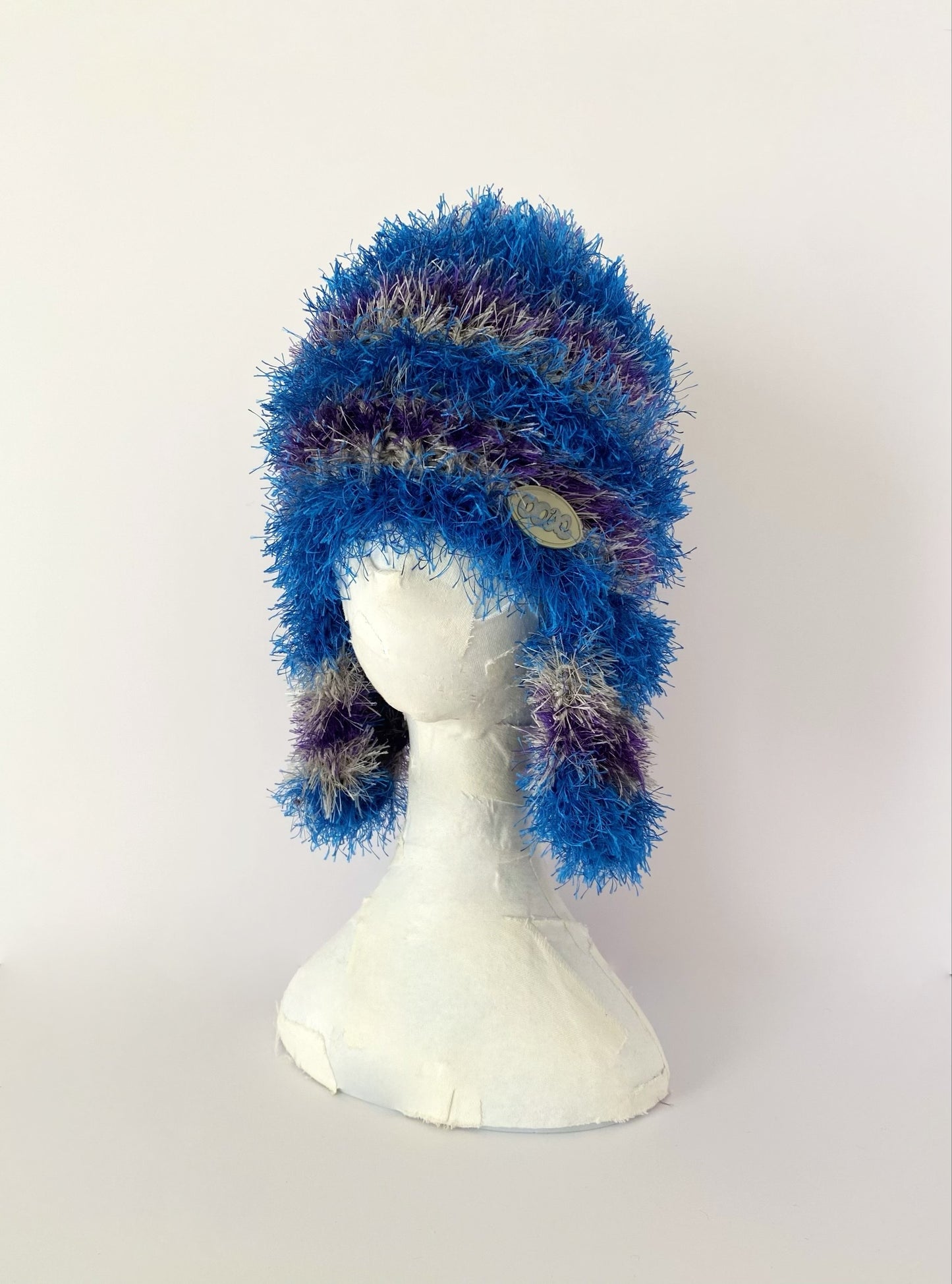 2WAY Earflap Beanie 【BLUE】