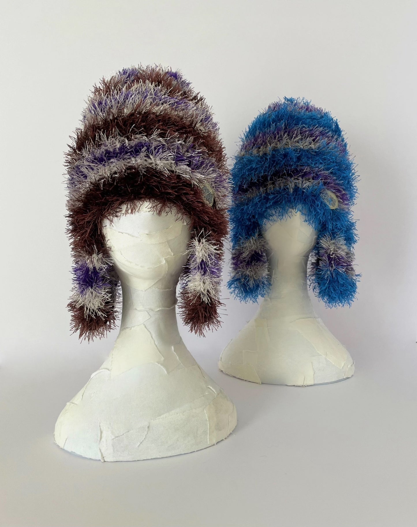 2WAY Earflap Beanie 【BLUE】