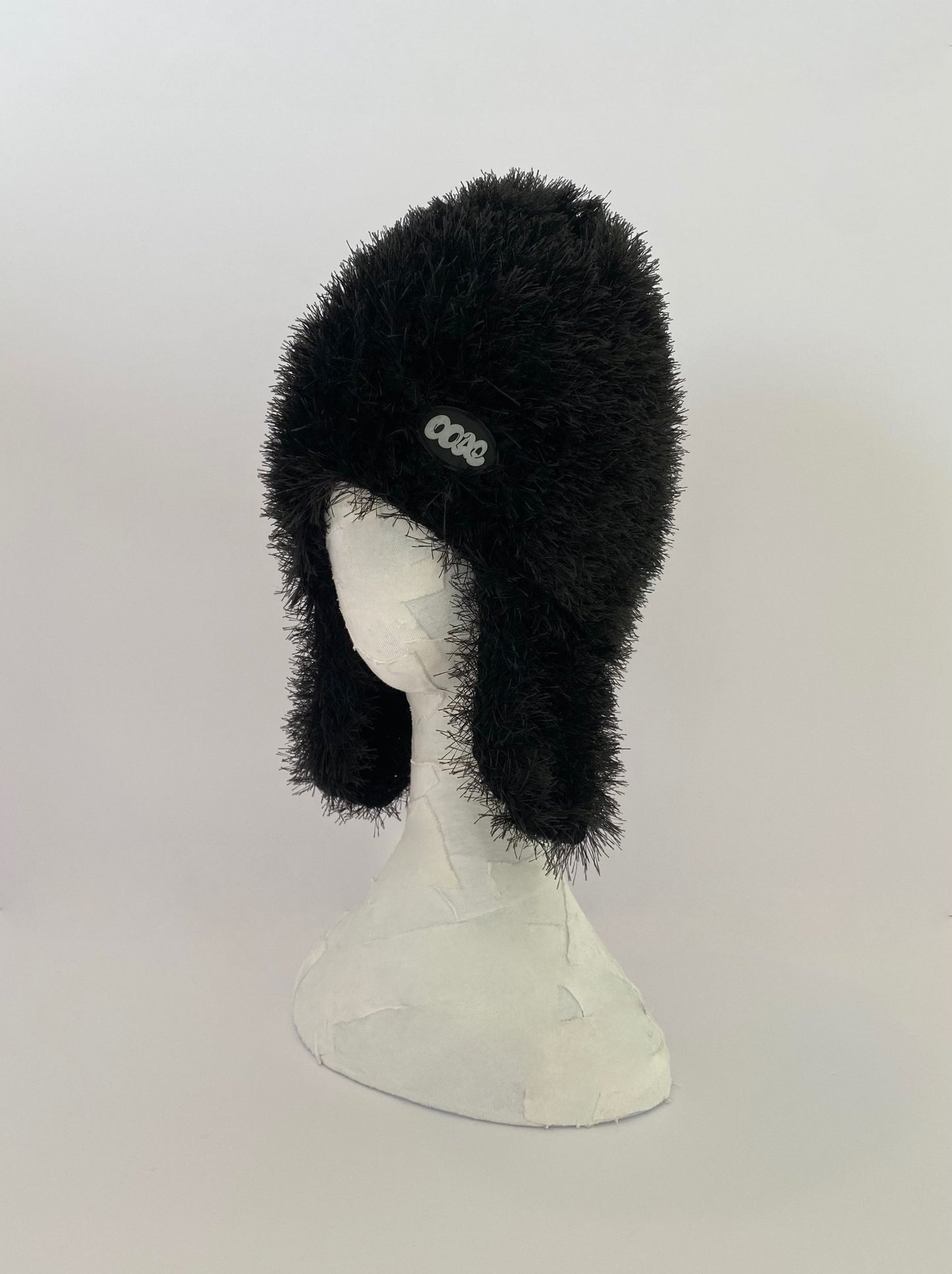 2WAY Earflap Beanie 【BLACK】