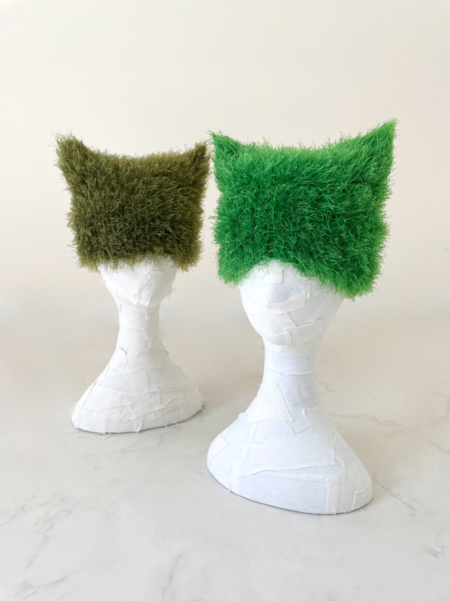 SPRING FUR BEANIE 【GREEN】